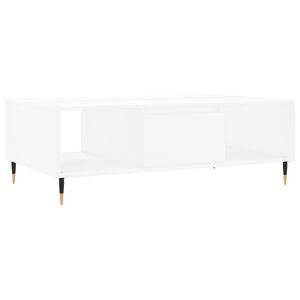 vidaXL Couchtisch Wei&szlig; 104x60x35 cm Holzwerkstoff