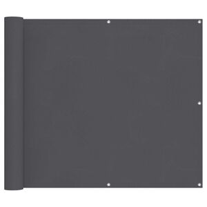 vidaXL Balkonsichtschutz PU-beschichtetes Oxford-Textil alu