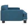 vidaXL Hundebett Blau 70x45x30 cm Samt
