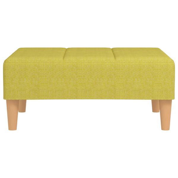 vidaXL Fu&szlig;hocker Gr&uuml;n 78x56x32 cm Stoff