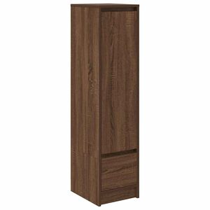 vidaXL Highboard Braun Eichen-Optik 29,5x34x119,5 cm Holzwerkstoff