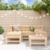 vidaXL 5-tlg. Garten-Lounge-Set Massivholz Kiefer