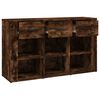 vidaXL Sideboard Räuchereiche 100x30x59,5 cm Holzwerkstoff