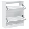 vidaXL Schuhschrank Wei&szlig; 80x34x96,5 cm Holzwerkstoff