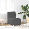 vidaXL | Modulares Armfreies Sofa | Dunkelgrau 55 x 74 x 82 cm Cordstoff