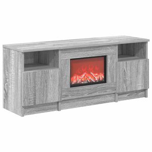 vidaXL Elektrokamin Sonoma-Grau 98 x 28,5 x 40,5 cm Holzwerkstoff