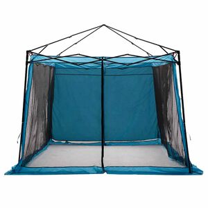 vidaXL Innenzelt 6 Personen Blau Taft