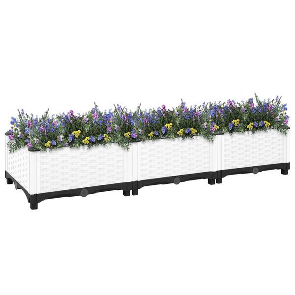 vidaXL Hochbeet 120x40x23 cm Polypropylen