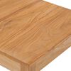 vidaXL Outdoor-Bartisch 60x60x105 Massivholz Teak