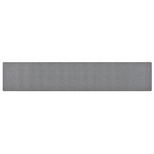 vidaXL Teppichl&auml;ufer Dunkelgrau 50x300 cm