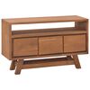 vidaXL TV-Schrank 80x30x50 cm Massivholz Teak