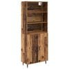 vidaXL Highboard 2 stk. Altholz 69,5 x 32,5 x 180 cm Holzwerkstoff