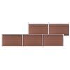 vidaXL Gartenzaun WPC 872x106 cm Braun