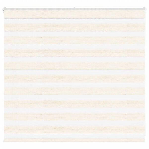 vidaXL Doppelrollo Marmorbeige 160x100cm Stoffbreite 155,9 cm Polyester