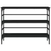 vidaXL Konsolentisch Schwarz 100x32x75 cm Holzwerkstoff