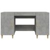 vidaXL Schreibtisch Betongrau 140x50x75 cm Holzwerkstoff