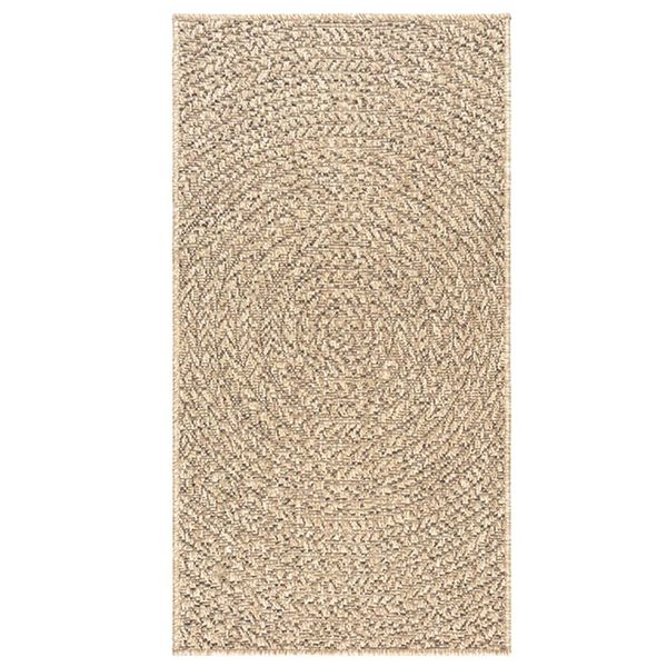 vidaXL Teppich ZIZUR 60x110 cm Jute-Optik Indoor und Outdoor