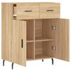 vidaXL Sideboard Sonoma-Eiche 69,5x34x90 cm Holzwerkstoff