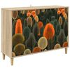 vidaXL Sideboard ZAANDAM Sonoma 102 x 33 x 75 cm Holzwerkstoff