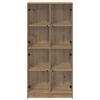 vidaXL Highboard Artisan-Eiche 68 x 37 x 142 cm Holzwerkstoff