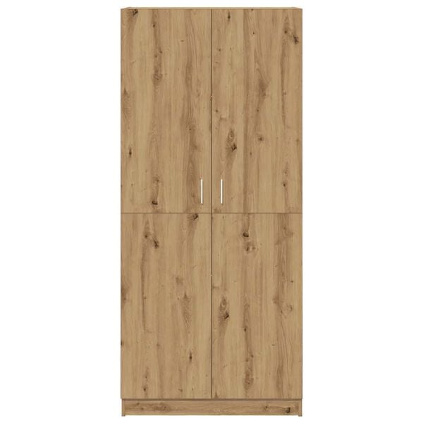 vidaXL Kleiderschrank Artisan-Eiche 90x52x200 cm Holzwerkstoff