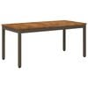vidaXL Couchtisch Natur und Kaffee 50 x 100,5 x 45 cm