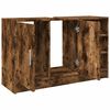 vidaXL Waschbeckenunterschrank R&auml;uchereiche 90x29x55 cm Holzwerkstoff