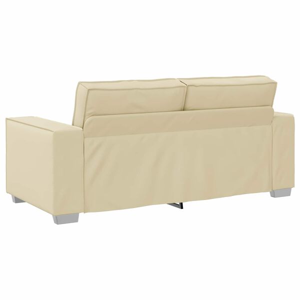 vidaXL Sofa Creme 180 x 78 x 84 cm Stoff