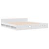vidaXL Bettgestell mit Schubladen Weiß 200x200 cm Holzwerkstoff