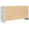 vidaXL TV-Schrank Betongrau 100x35x54 cm Holzwerkstoff