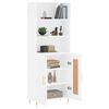 vidaXL Highboard Wei&szlig; 69,5x34x180 cm Holzwerkstoff
