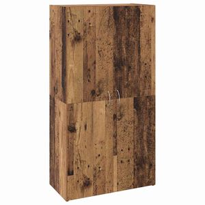 vidaXL Büroschrank mit Regal Altholz 60 x 32 x 115 cm Holzwerkstoff