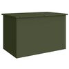 vidaXL Gartenlagerkissenbox Verzinkter Stahl 80 x 50,5 x 50 cm 175 L