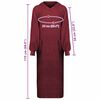 vidaXL Decken-Hoodie KINN Rot XXL Baumwolle