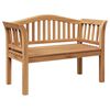 vidaXL Bank Braun 120 x 53,5 x 85 cm Massivholz Teak