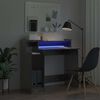 vidaXL Schreibtisch Schwarz Eichen-Optik 97 x 45 x 90 cm Holzwerkstoff