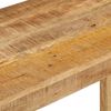 vidaXL Konsolentisch 110x35x76 cm Raues Mangoholz