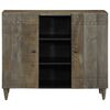 vidaXL Sideboard 90x33x75 cm Massivholz Mango