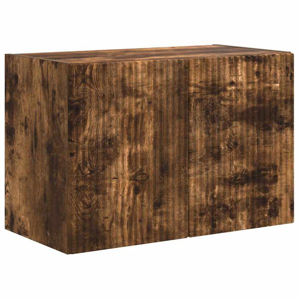 vidaXL TV-Wandschrank Wandmontiert Ger&auml;ucherte Eiche 59,5 x 31 x 40 cm