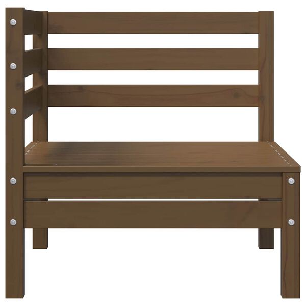 vidaXL 3-tlg. Garten-Lounge-Set Massivholz Kiefer Honigbraun