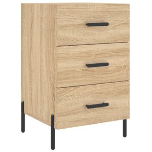 vidaXL Nachttisch Sonoma-Eiche 40x40x66 cm Holzwerkstoff