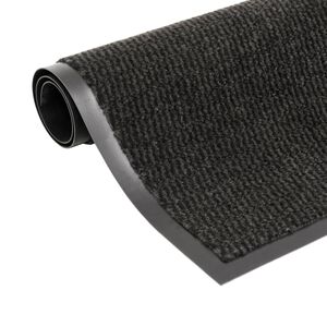 vidaXL Schmutzfangmatte Rechteckig Getuftet 40x60 cm Schwarz
