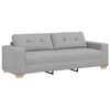 vidaXL Sofa Set Grau Stoff