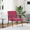 vidaXL Sessel Weinrot 59 x 75 x 78 cm Samt