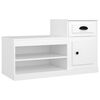 vidaXL Schuhschrank Wei&szlig; 100x42x60 cm Holzwerkstoff