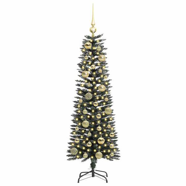 vidaXL K&uuml;nstlicher Weihnachtsbaum mit 150 LEDs mit St&auml;nder Gr&uuml;n 120 cm