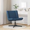 vidaXL Drehstuhl Blau 63 x 75 x 76 cm Stoff