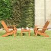 vidaXL 3-tlg. Garten-Lounge-Set Adirondack Massivholz Akazie