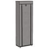 vidaXL Schuhschrank mit Abdeckung Grau 57 x 29 x 162 cm Stoff