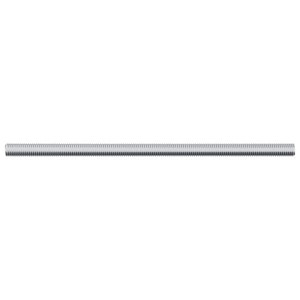 vidaXL Gewindestange 2 pcs Silber 6 x 120 mm Stahl